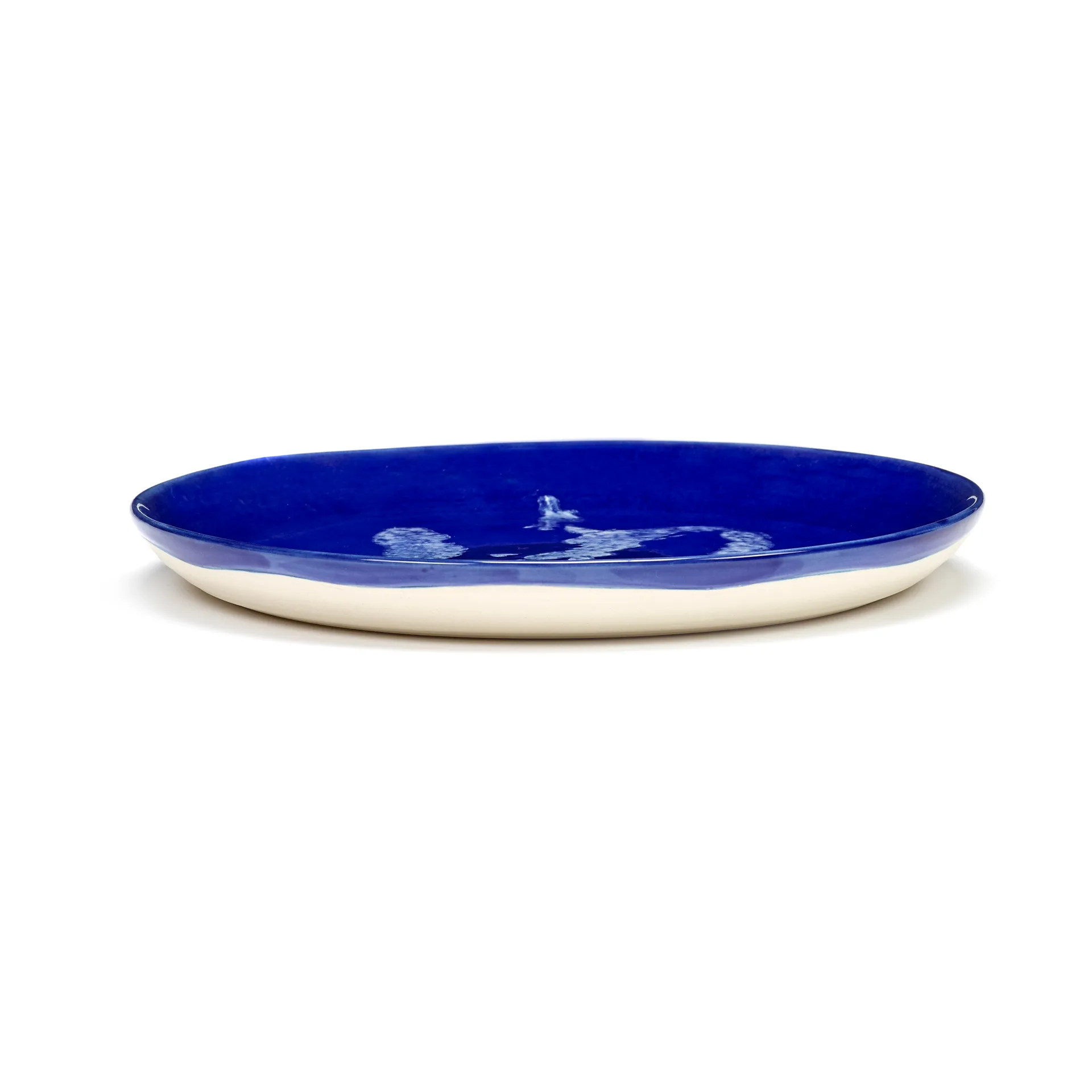 Piatto Ottolenghi Feast S Ø19 cm confezione da 2, Dark blue-pepper white Serax