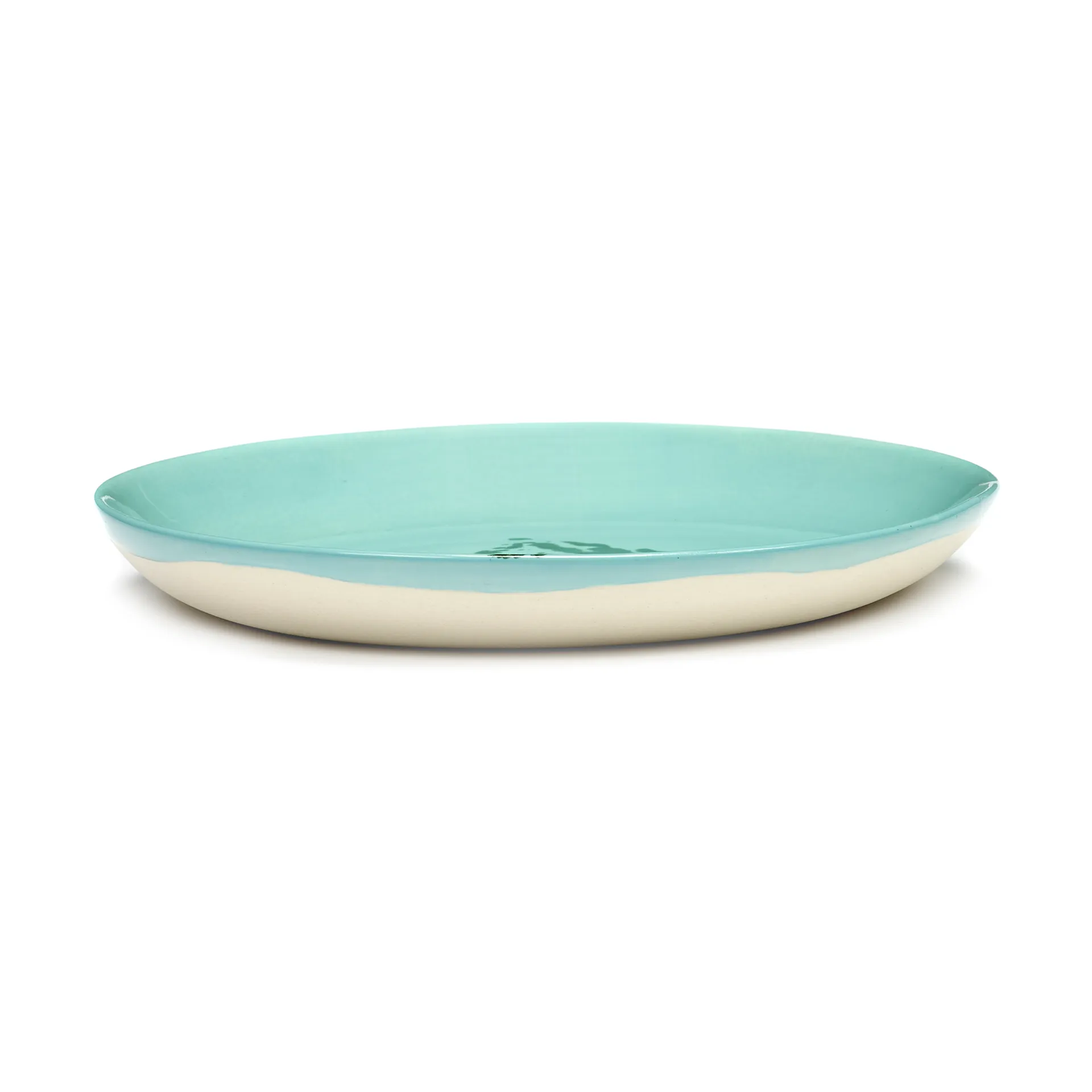 Piatto Ottolenghi Feast XS Ø16 cm confezione da 4, Azure-artichoke green Serax
