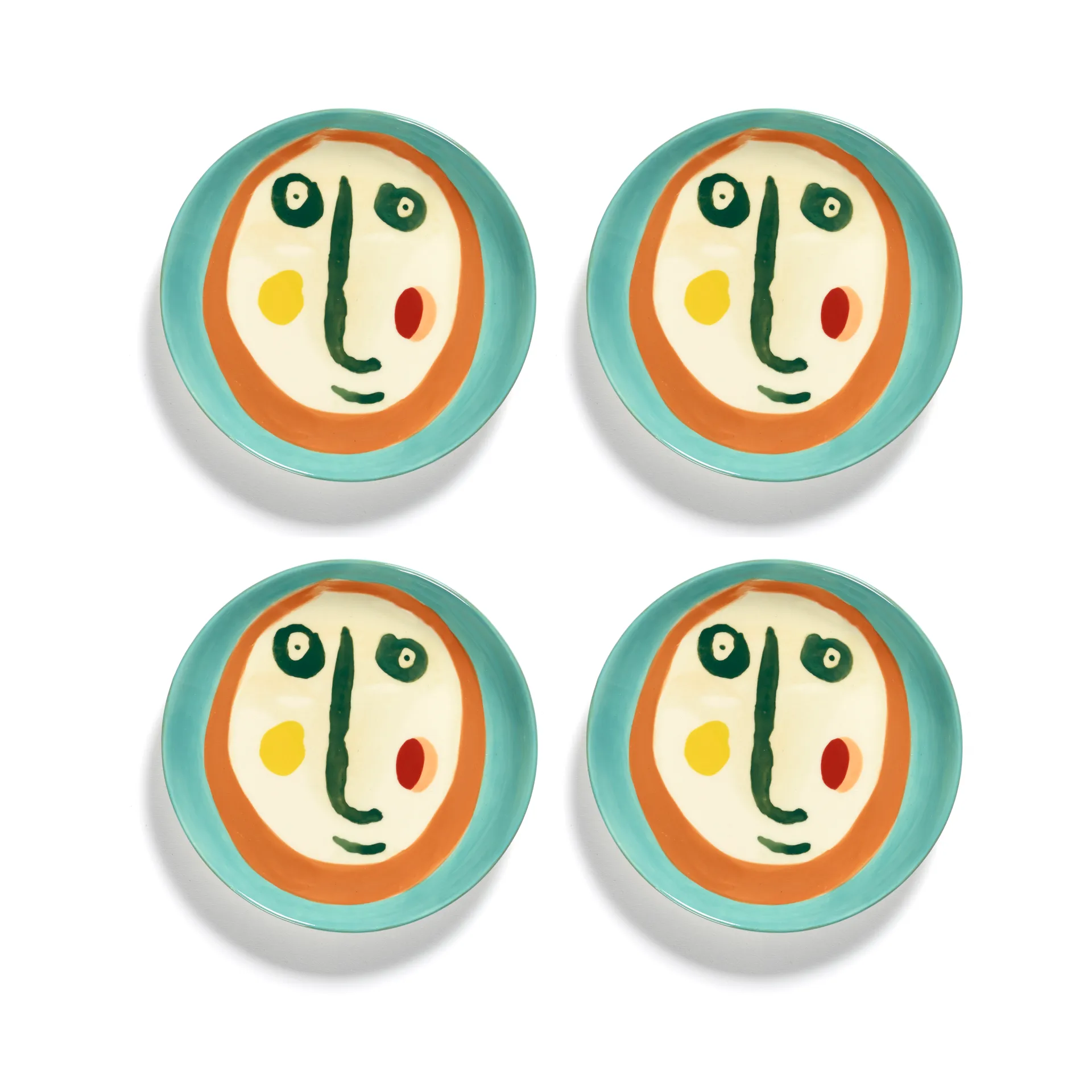 Piatto Ottolenghi Feast XS Ø16 cm confezione da 4, Face nr 2 Serax