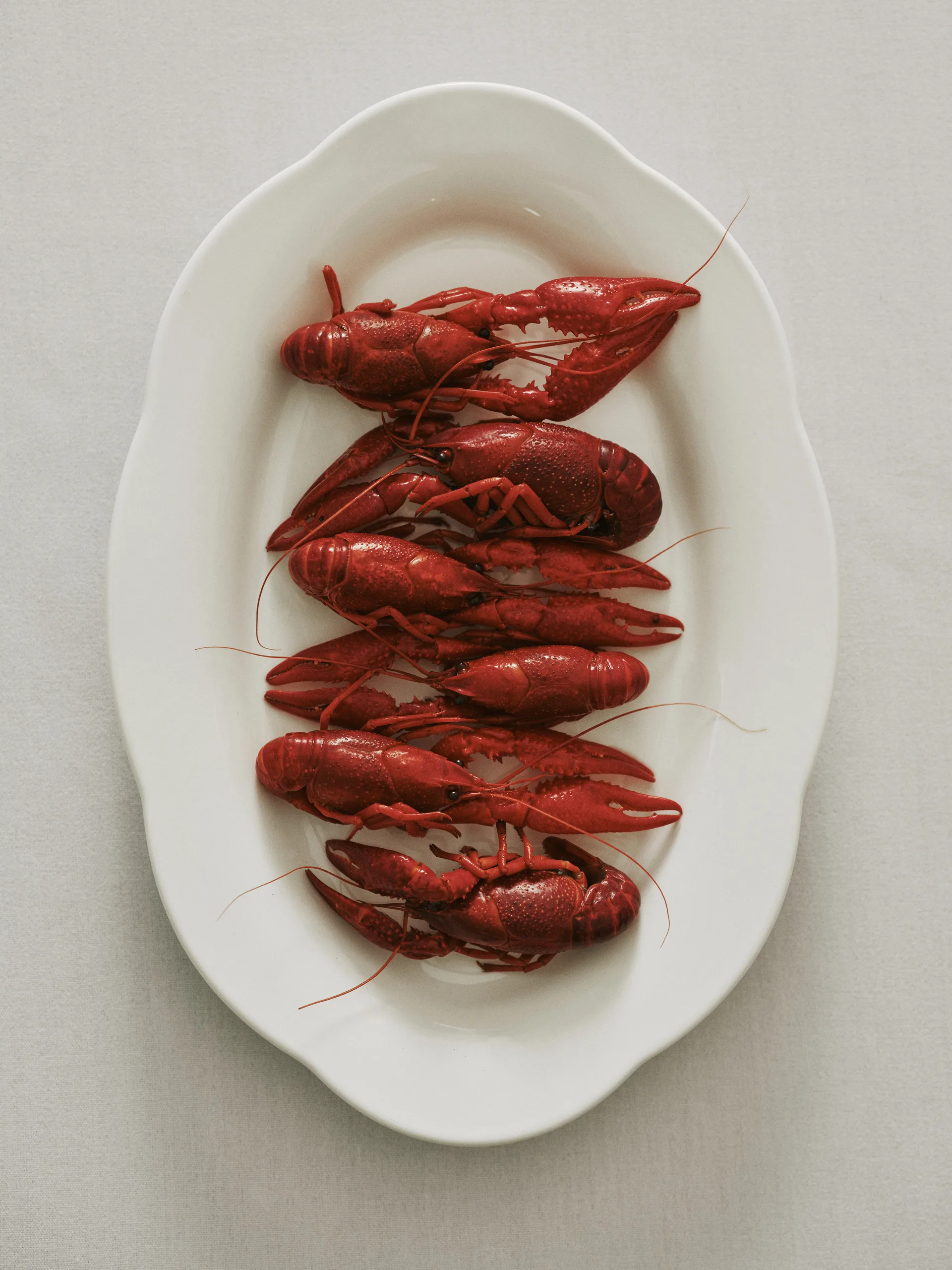 Piatto ovale fondo Silhouette M 15x24,5 cm confezione da 2, Bianco Serax