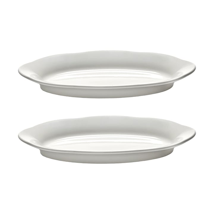 Piatto ovale fondo Silhouette S 10x18,5 cm confezione da 2 - Bianco - Serax