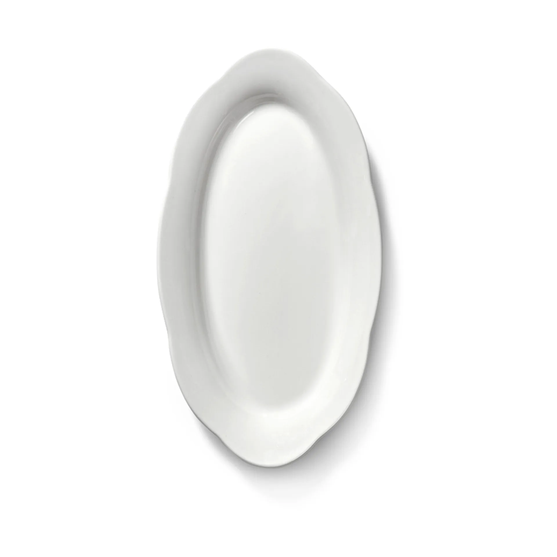 Piatto ovale fondo Silhouette S 10x18,5 cm confezione da 2, Bianco Serax