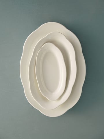 Piatto ovale fondo Silhouette S 10x18,5 cm confezione da 2 - Bianco - Serax