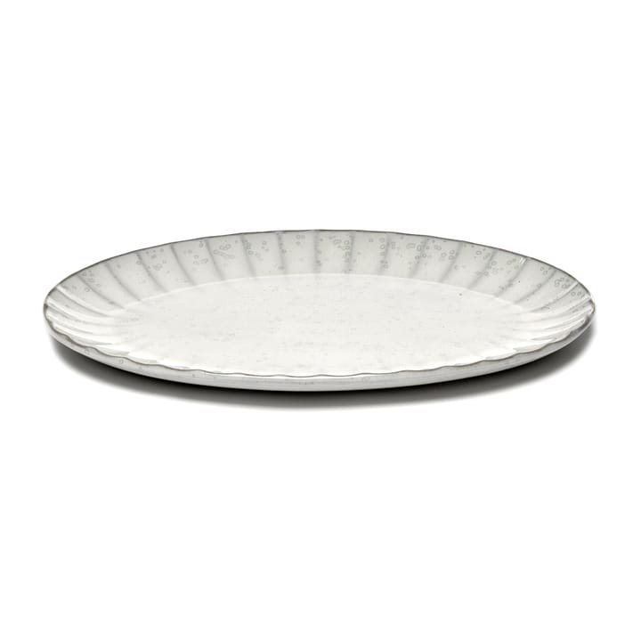 Piatto ovale L Inku 21x30 cm - Bianco - Serax