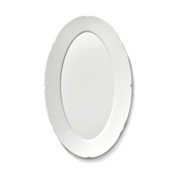 Piatto ovale Silhouette M 15x24,5 cm confezione da 4 - Bianco - Serax