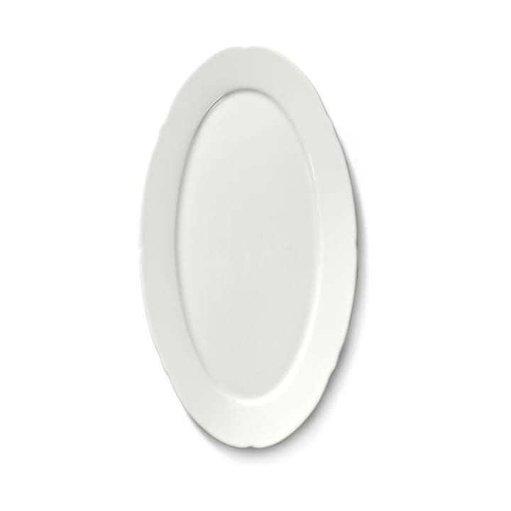 Piatto ovale Silhouette S 10x18,5 cm confezione da 4, Bianco Serax