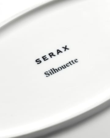 Piatto ovale Silhouette S 10x18,5 cm confezione da 4 - Bianco - Serax