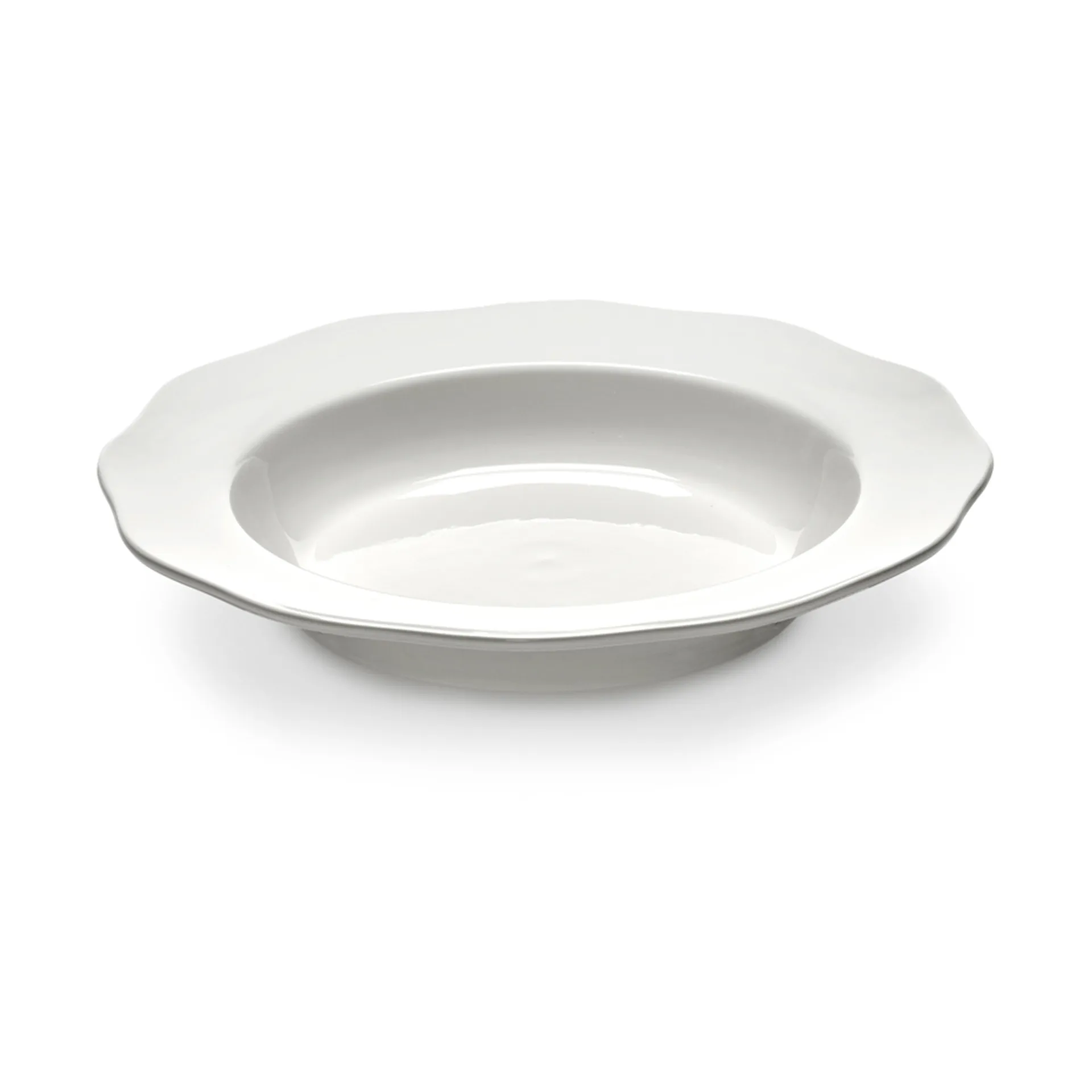 Piatto per pasta Silhouette Ø22 cm confezione da 4, Bianco Serax