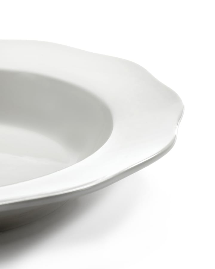 Piatto per pasta Silhouette Ø22 cm confezione da 4, Bianco Serax