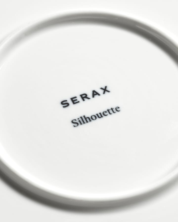 Piatto Silhouette L Ø26 cm confezione da 4, Bianco Serax