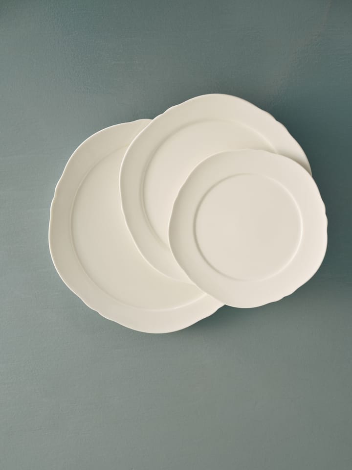 Piatto Silhouette L Ø26 cm confezione da 4, Bianco Serax