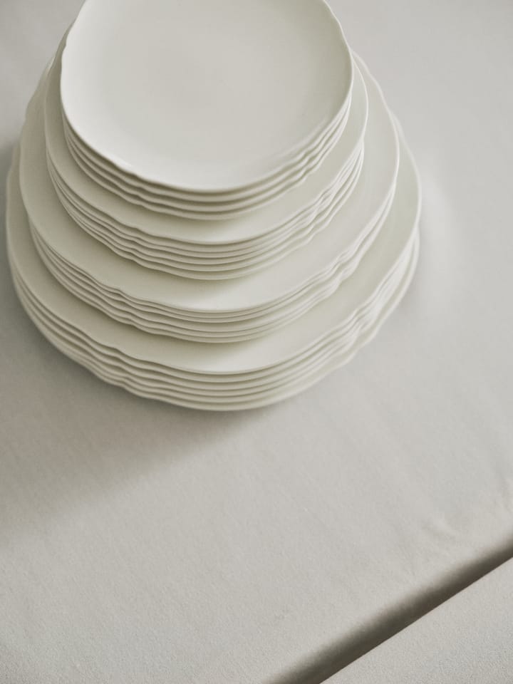 Piatto Silhouette L Ø26 cm confezione da 4, Bianco Serax
