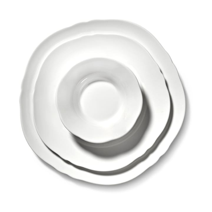 Piatto Silhouette M Ø23,5 cm confezione da 4, Bianco Serax