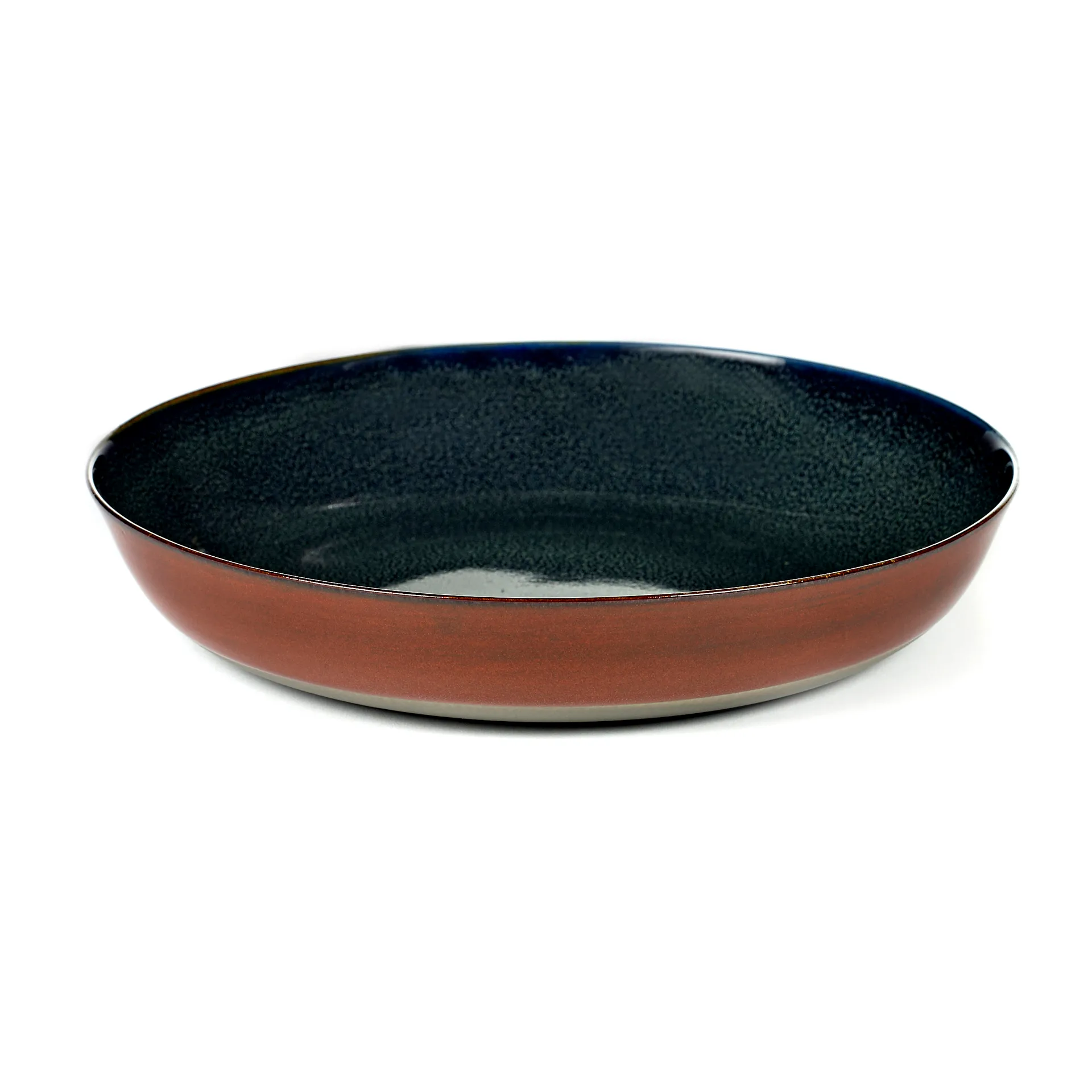 Piatto Terres de Rêves 21 cm, dark blue-rust Serax