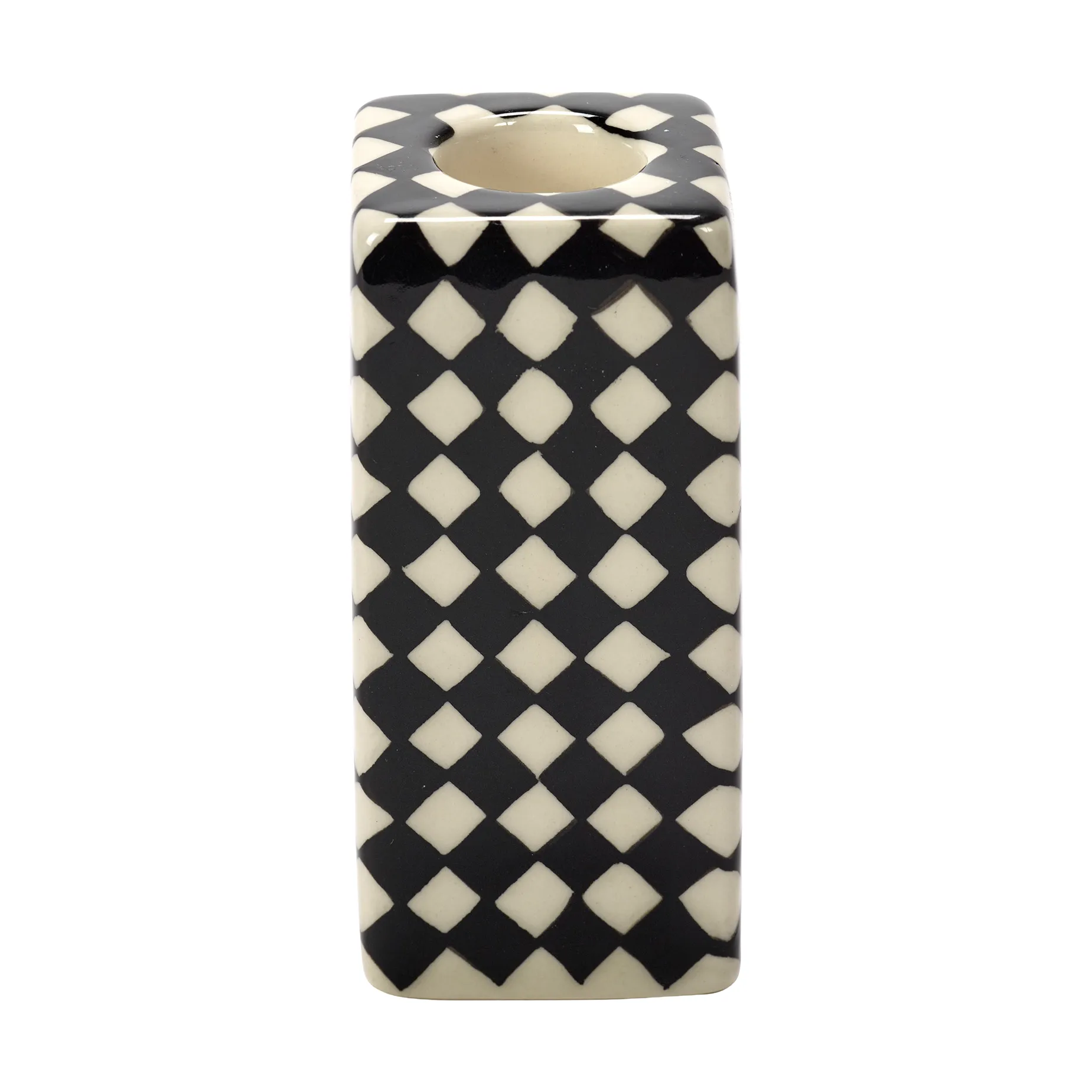 Portacandele Les Objets Mouleversants N°1 , Bianco-nero Serax