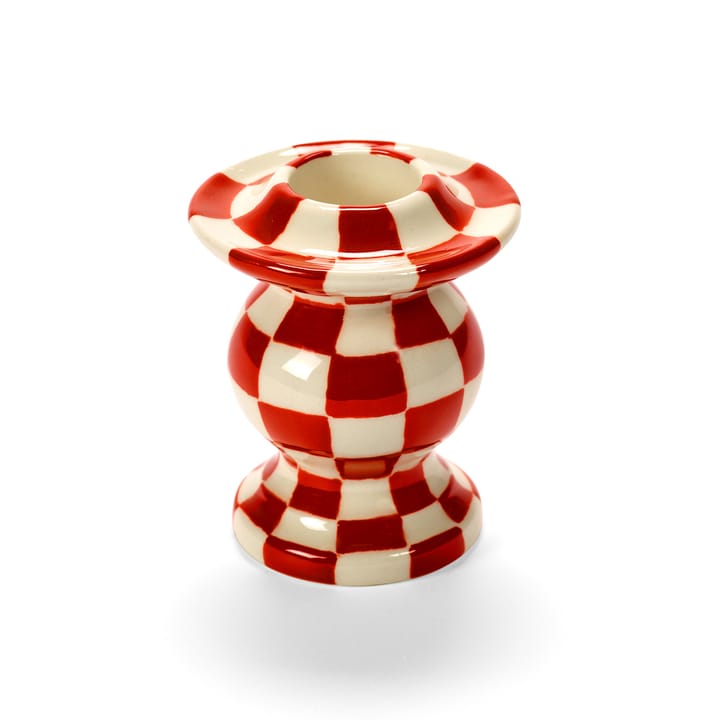 Portacandele Les Objets Mouleversants N°2  - Rosso-Bianco - Serax