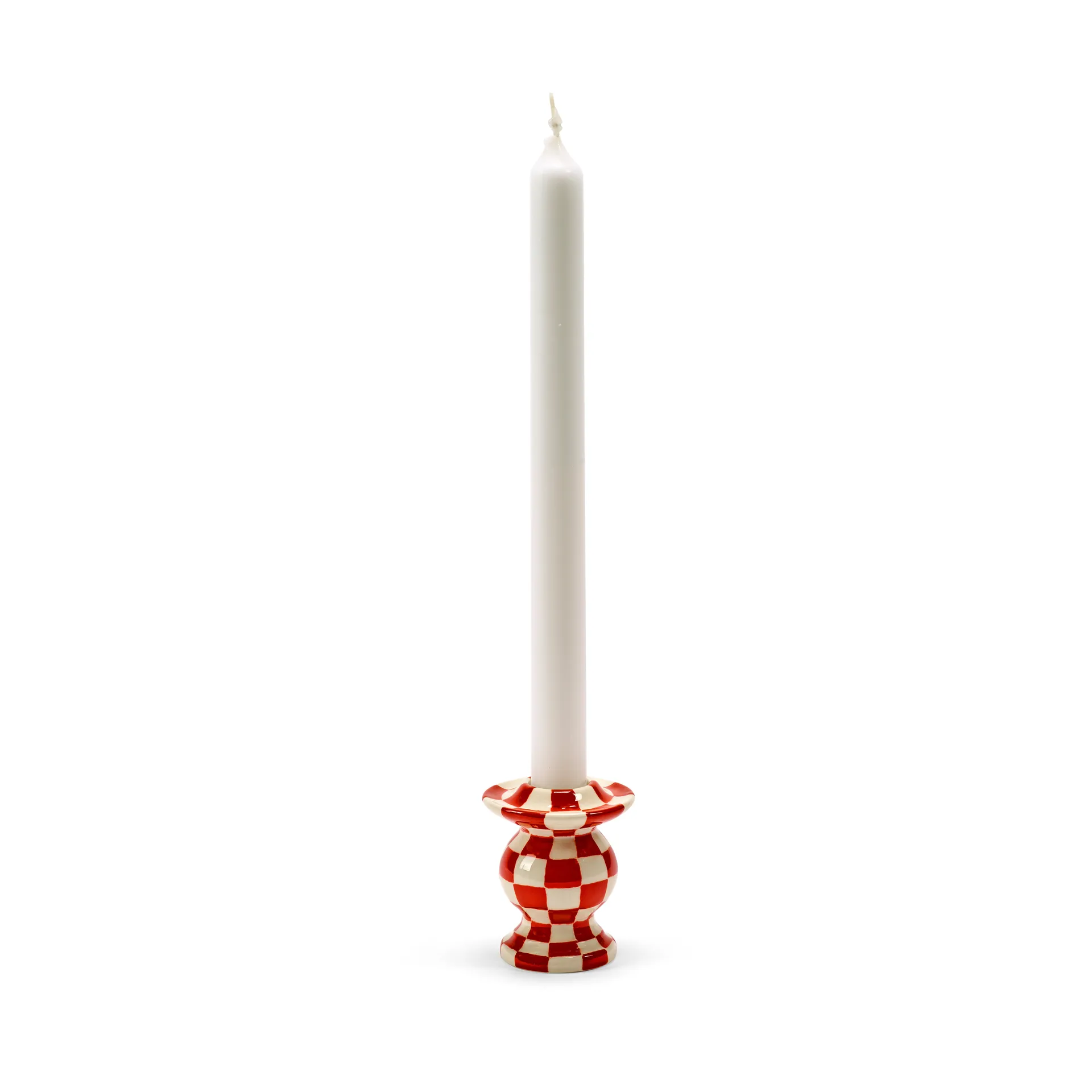 Portacandele Les Objets Mouleversants N°2 , Rosso-Bianco Serax