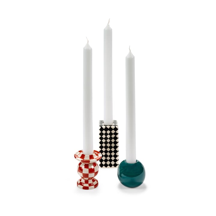 Portacandele Les Objets Mouleversants N°2 , Rosso-Bianco Serax