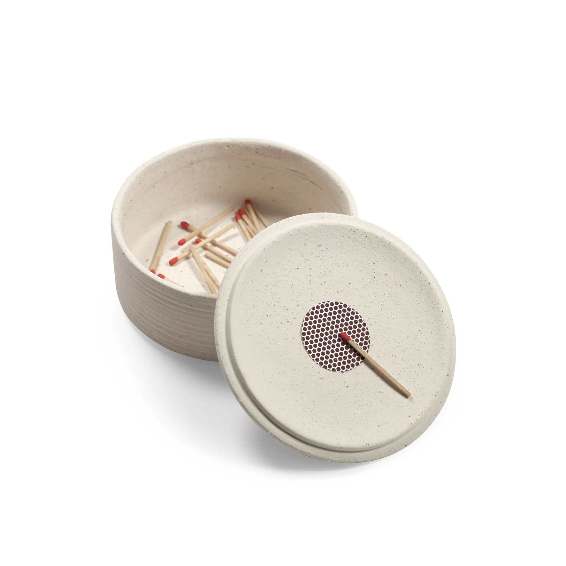 Portacandele/scatola portaoggetti Mira, Beige Serax