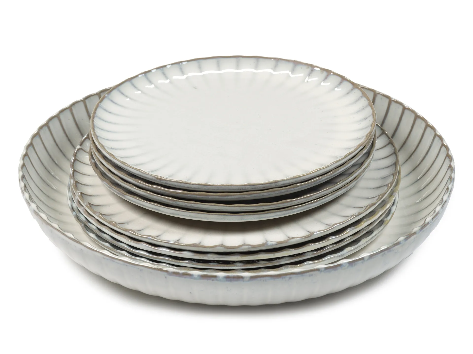 Set da cena Inku, 9 pezzi, Bianco Serax