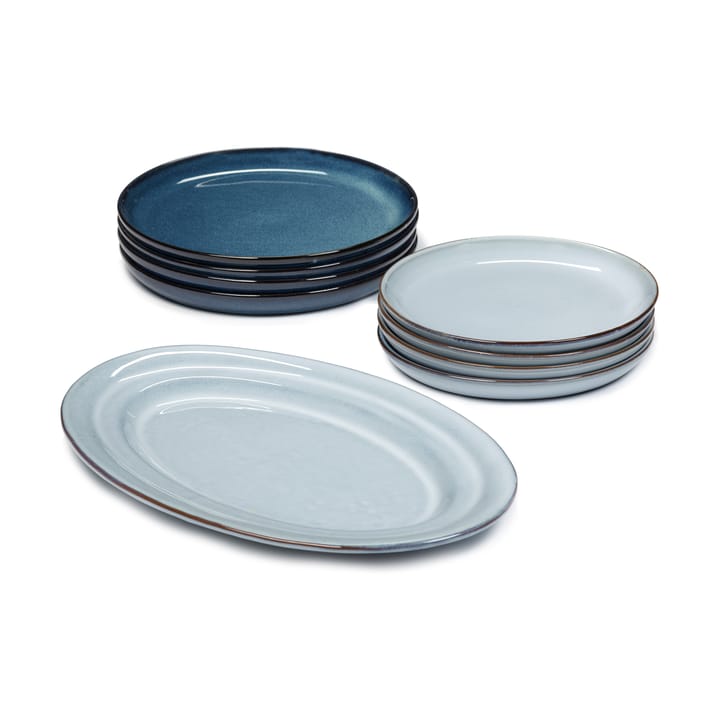 Set da cena Pure, 9 pezzi, Blu Serax