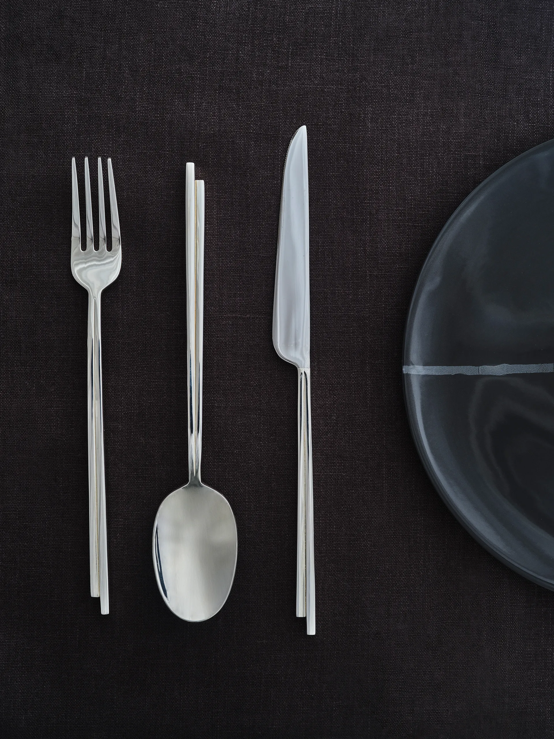 Set di posate Dune confezione regalo da 5 pezzi, Stainless steel Serax