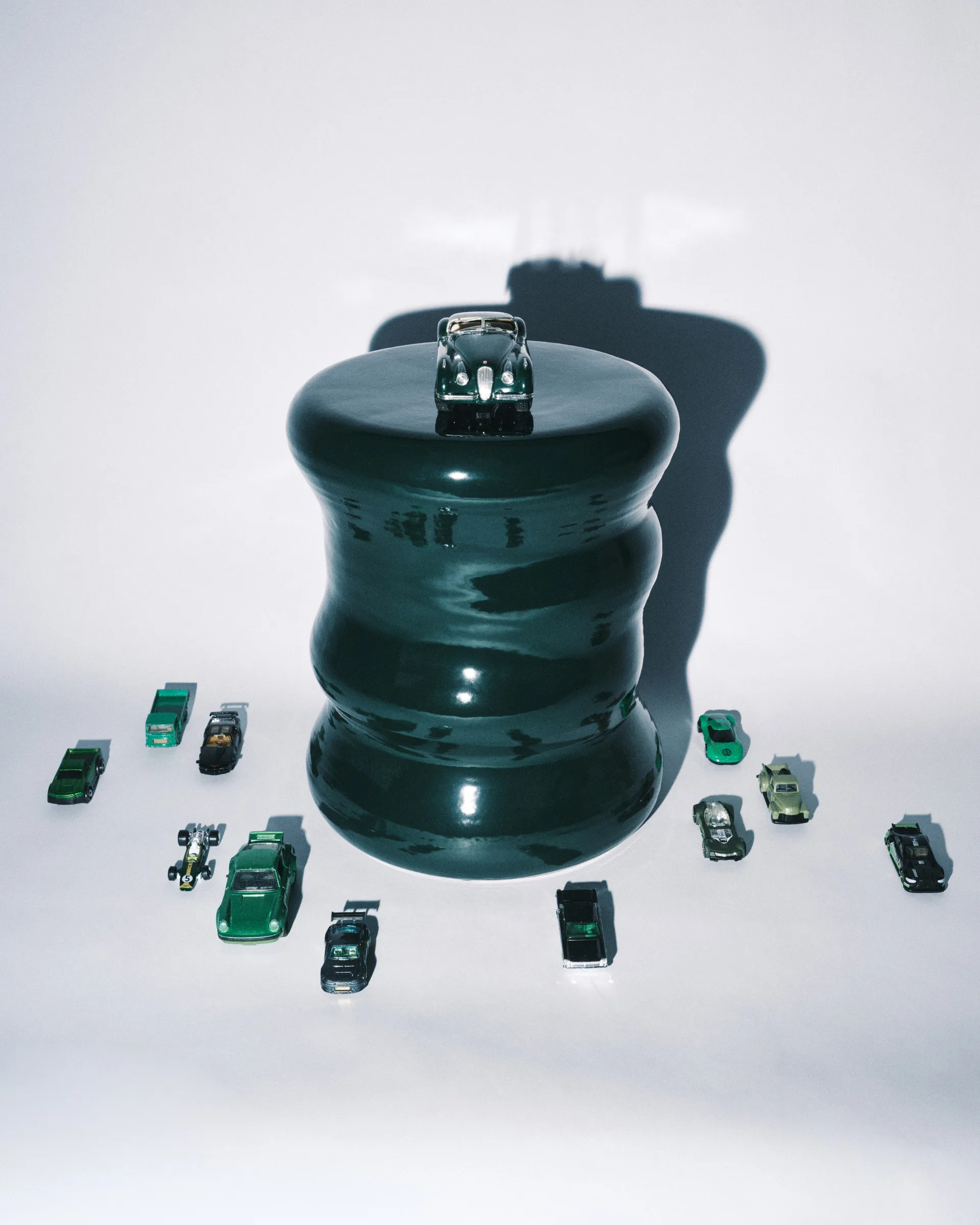 Tavolino Pawn Ø29x34 cm, Verde Serax