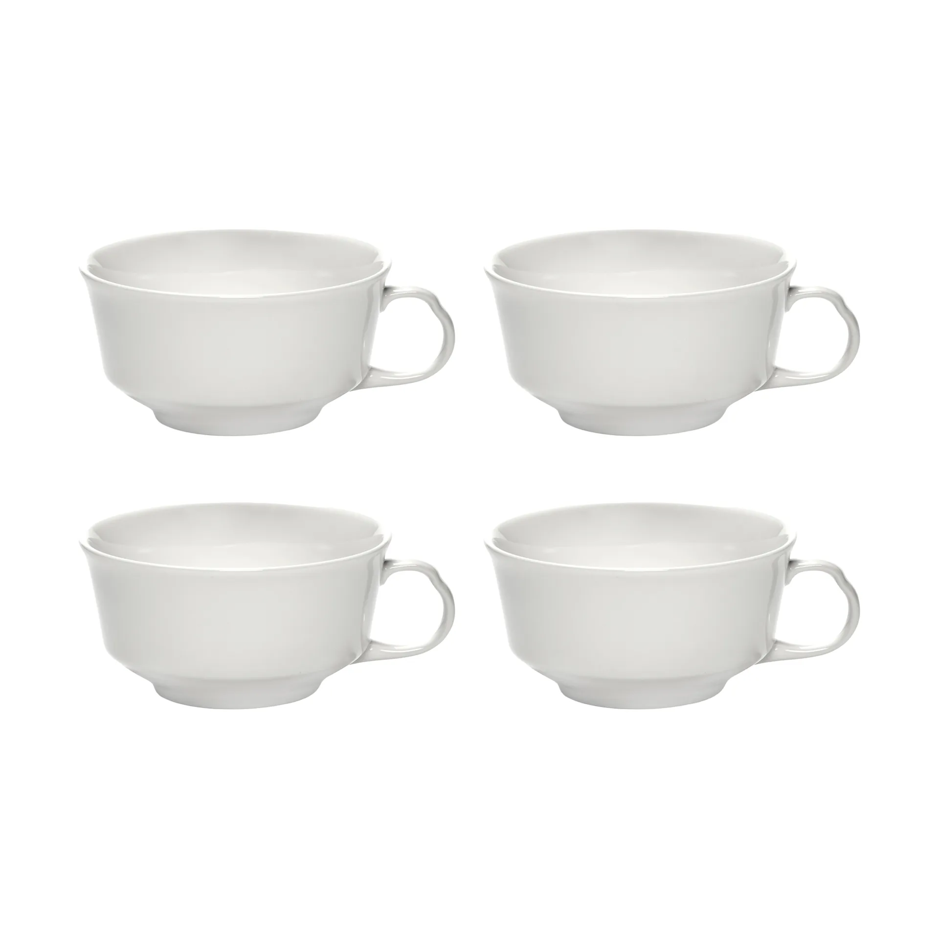 Tazza da caffè Silhouette 19 cl confezione da 4, Bianco Serax