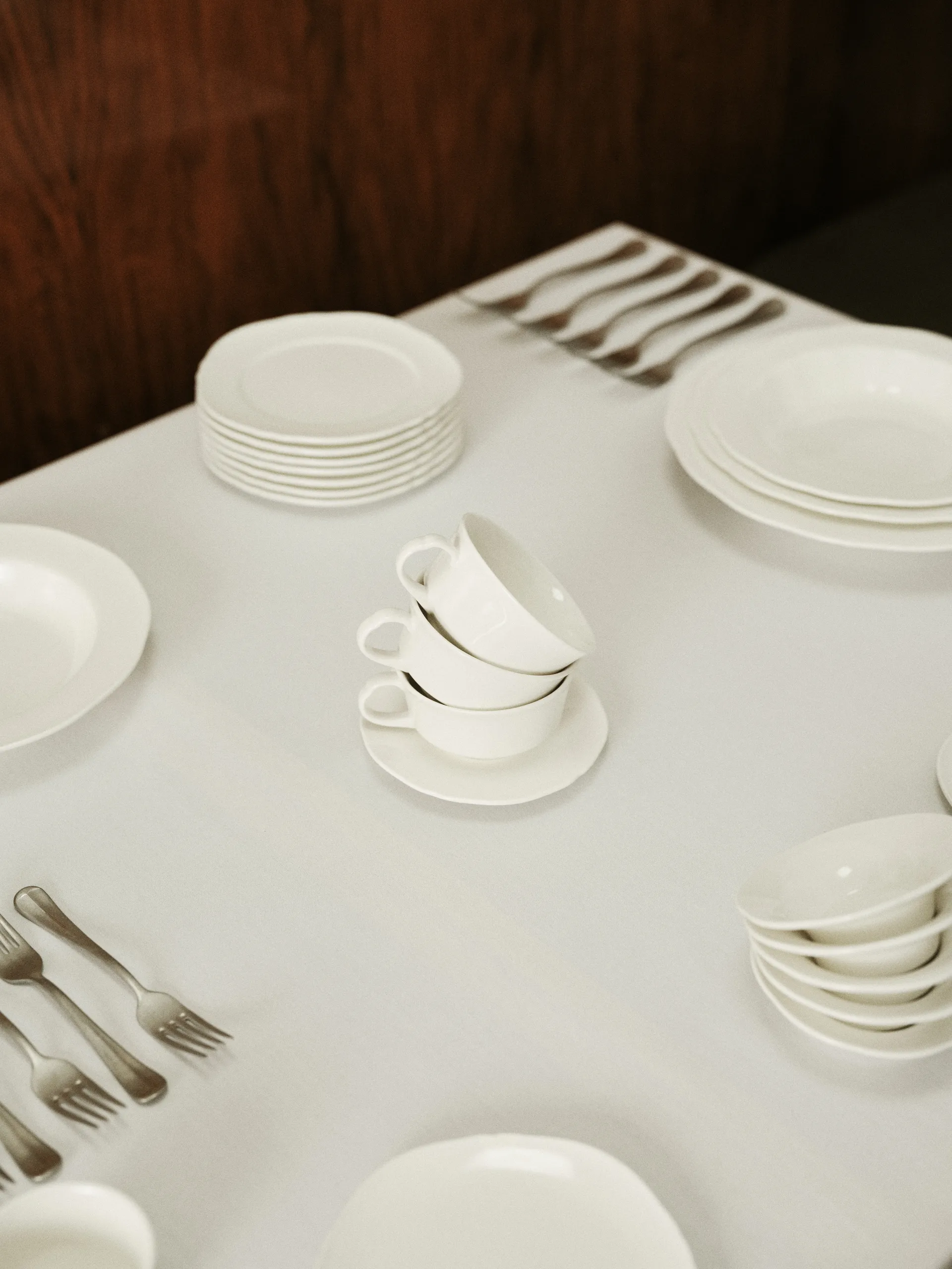 Tazza da caffè Silhouette 19 cl confezione da 4, Bianco Serax