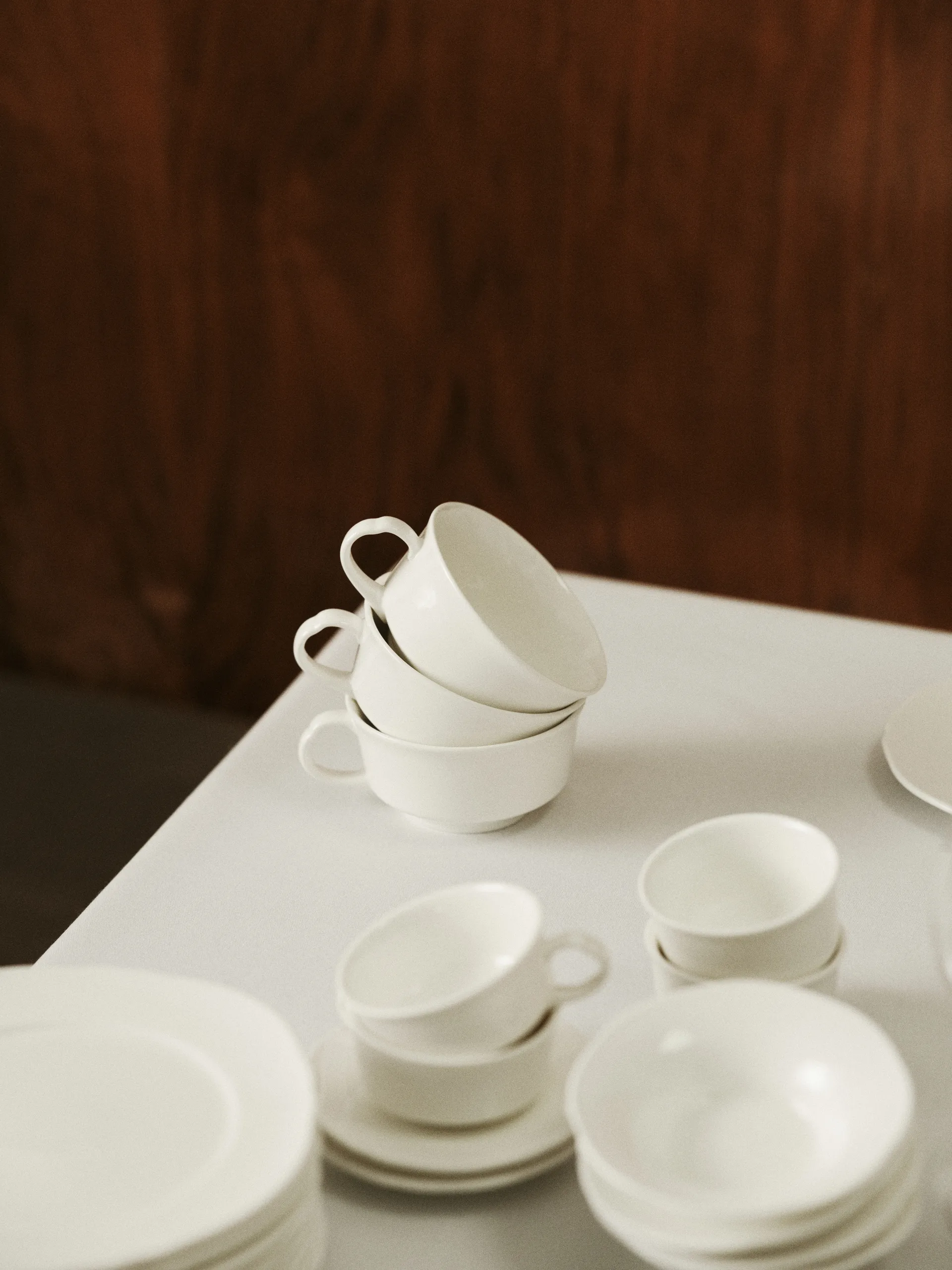 Tazza da caffè Silhouette 19 cl confezione da 4, Bianco Serax