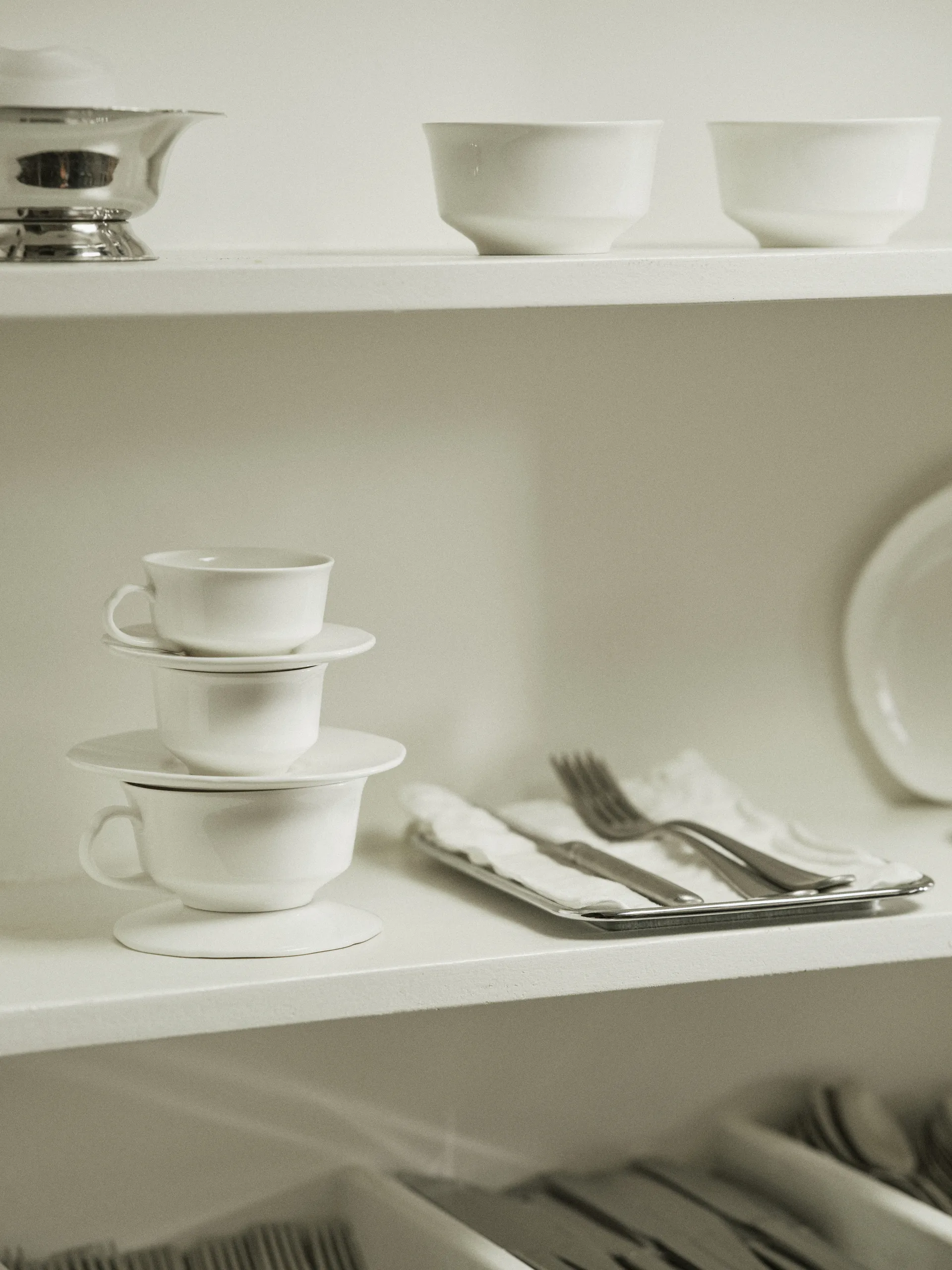 Tazza da caffè Silhouette 19 cl confezione da 4, Bianco Serax