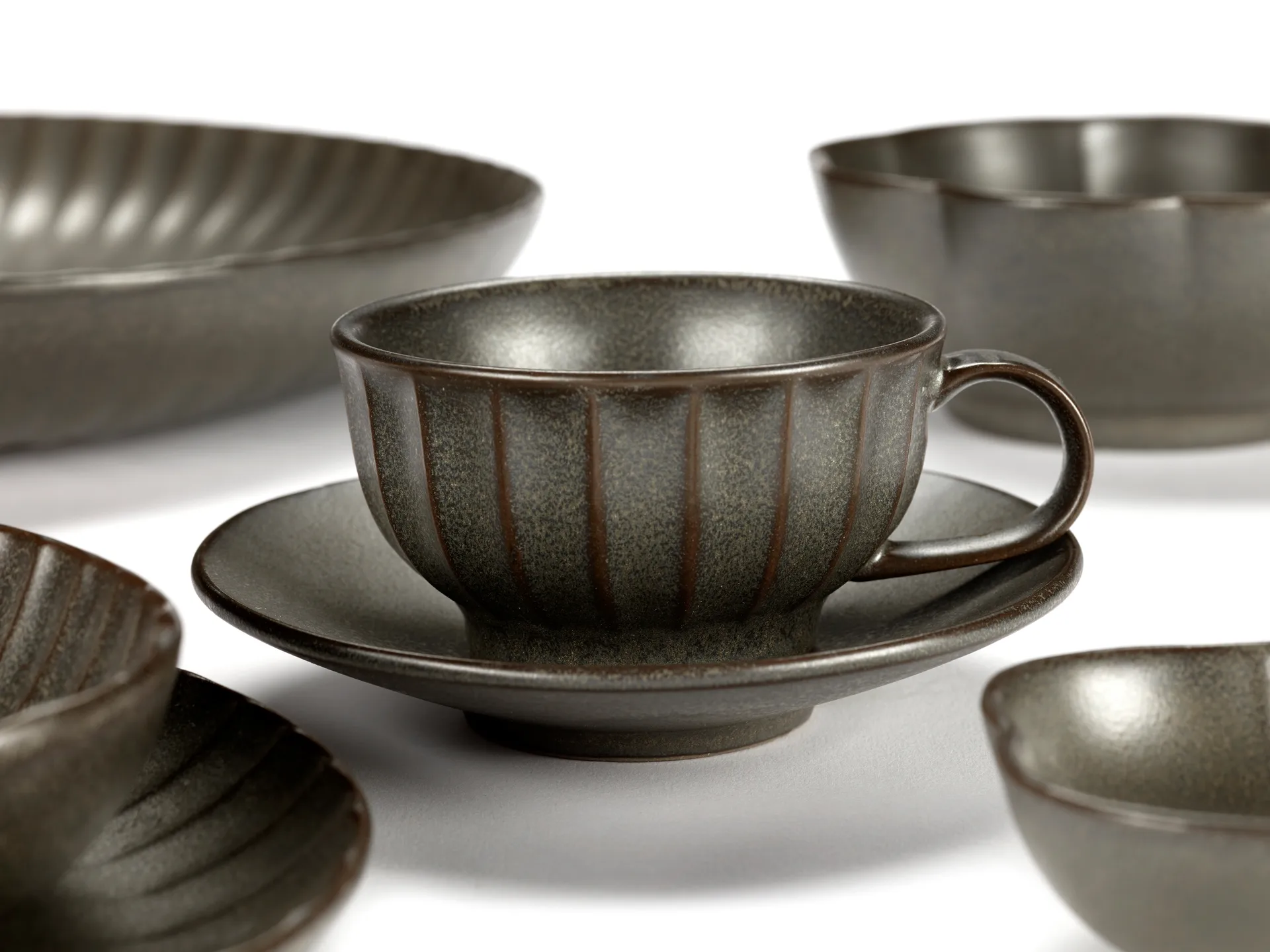 Tazza da cappuccino Inku 20 cl, Verde Serax