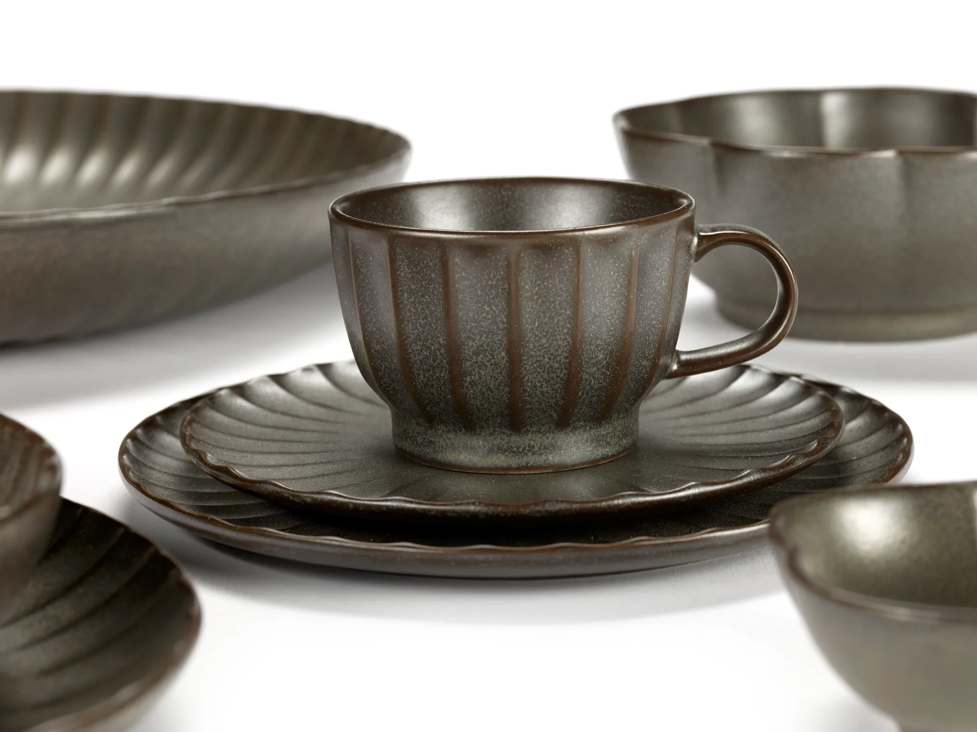 Tazzina da caffè Inku 15 cl, Verde Serax