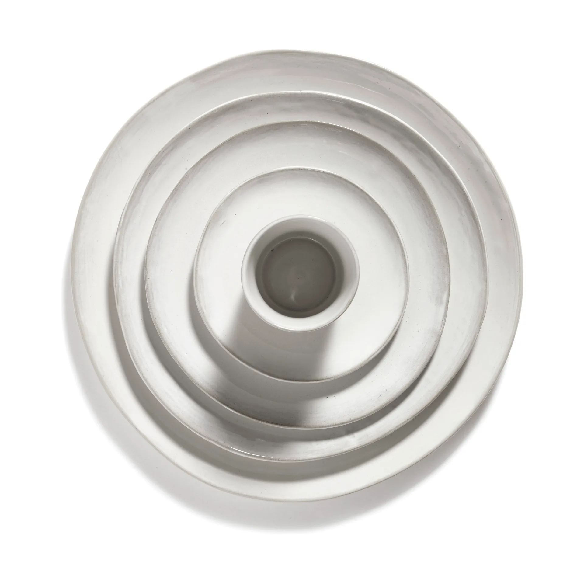 Tazzina da caffè La Mère 7 cl, confezione da 2, Bianco sporco Serax