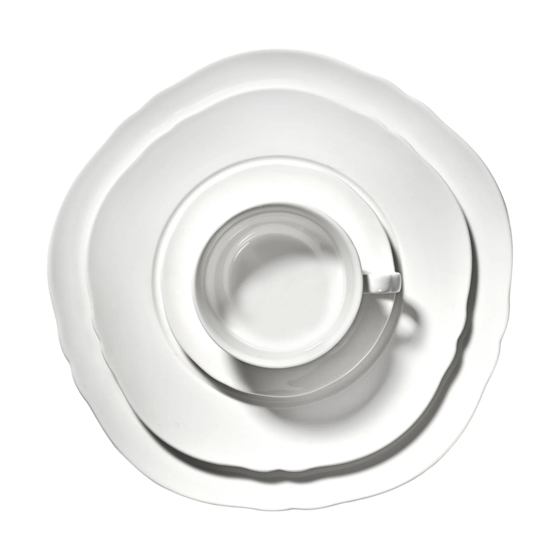 Tazzina da espresso Silhouette 10 cl confezione da 4, Bianco Serax