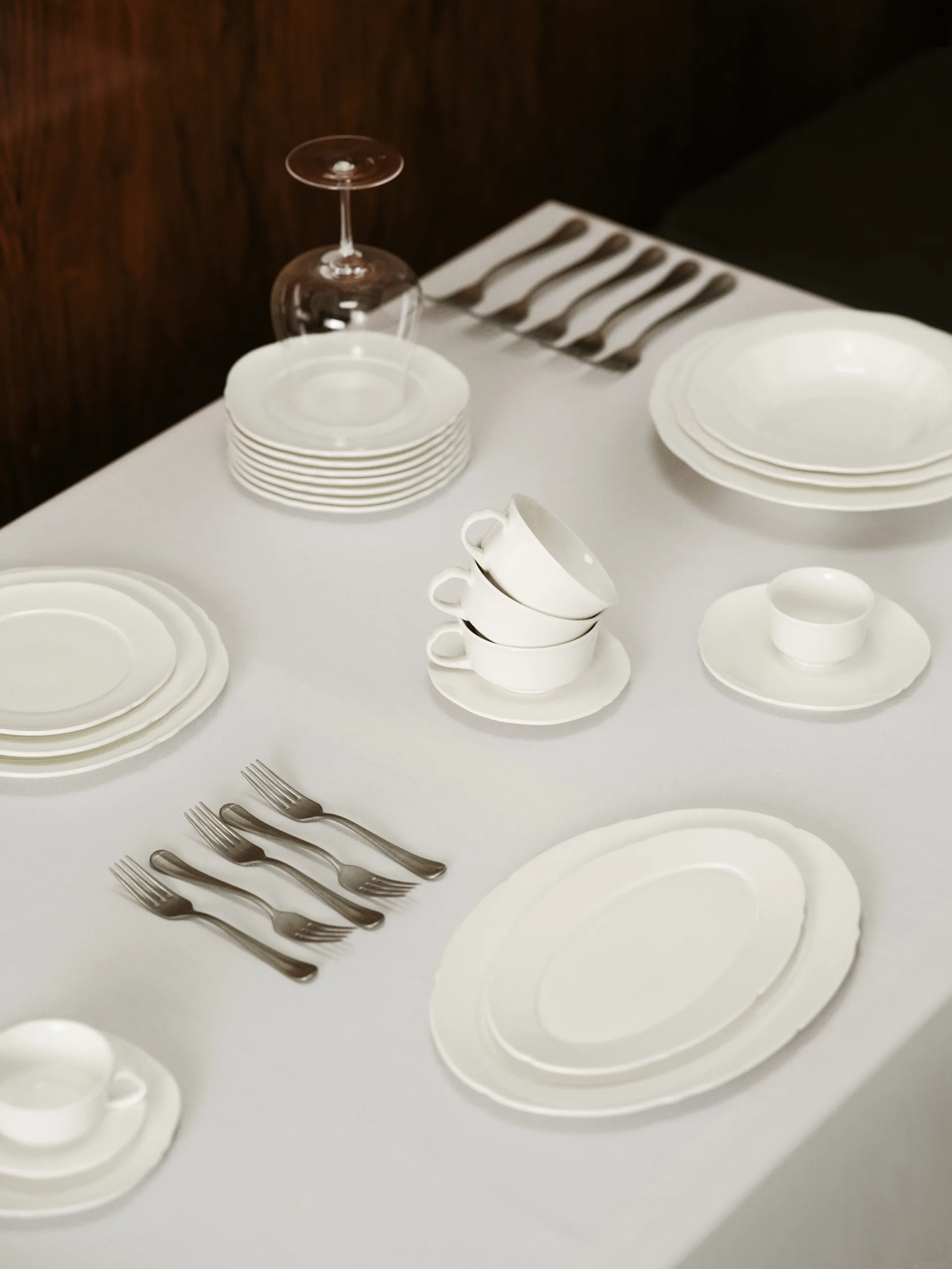 Tazzina da espresso Silhouette 10 cl confezione da 4, Bianco Serax