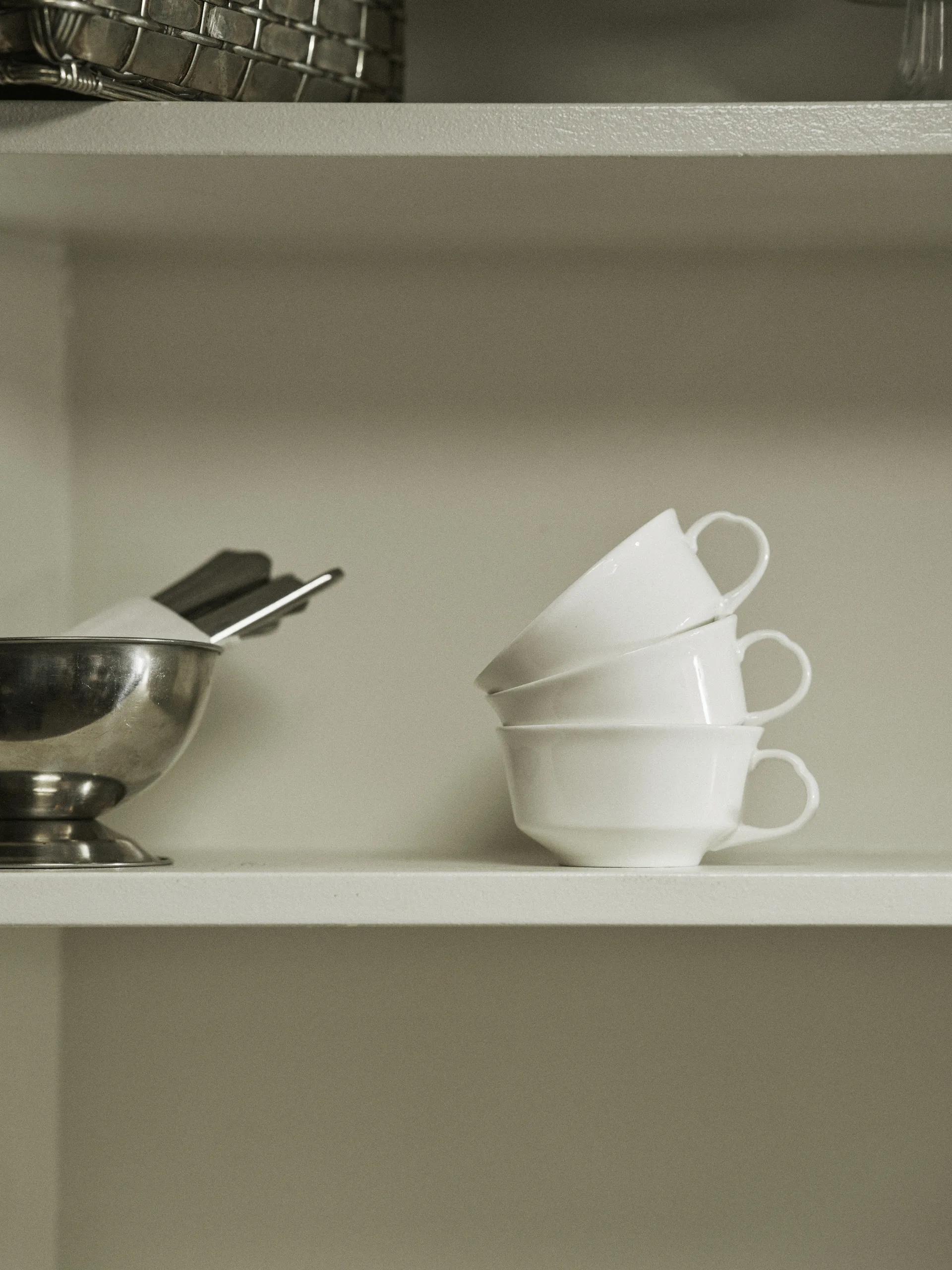 Tazzina da espresso Silhouette 10 cl confezione da 4, Bianco Serax