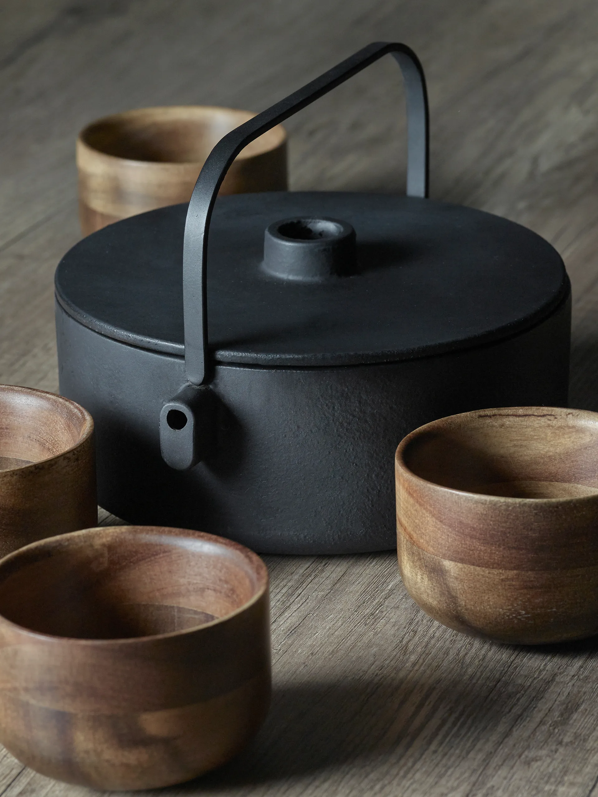 Teiera in ghisa Collage 1,2 L, Nero Serax