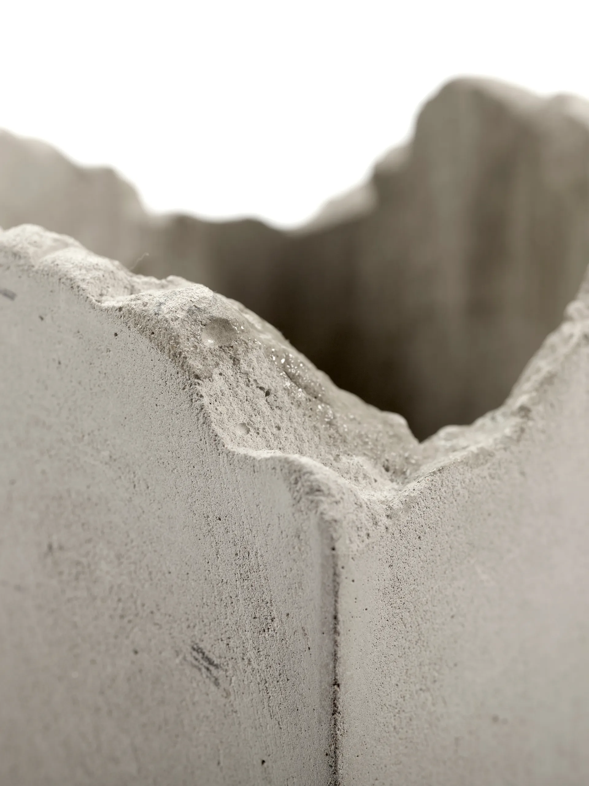 Vaso Broquaine S 28 cm, Grigio Serax