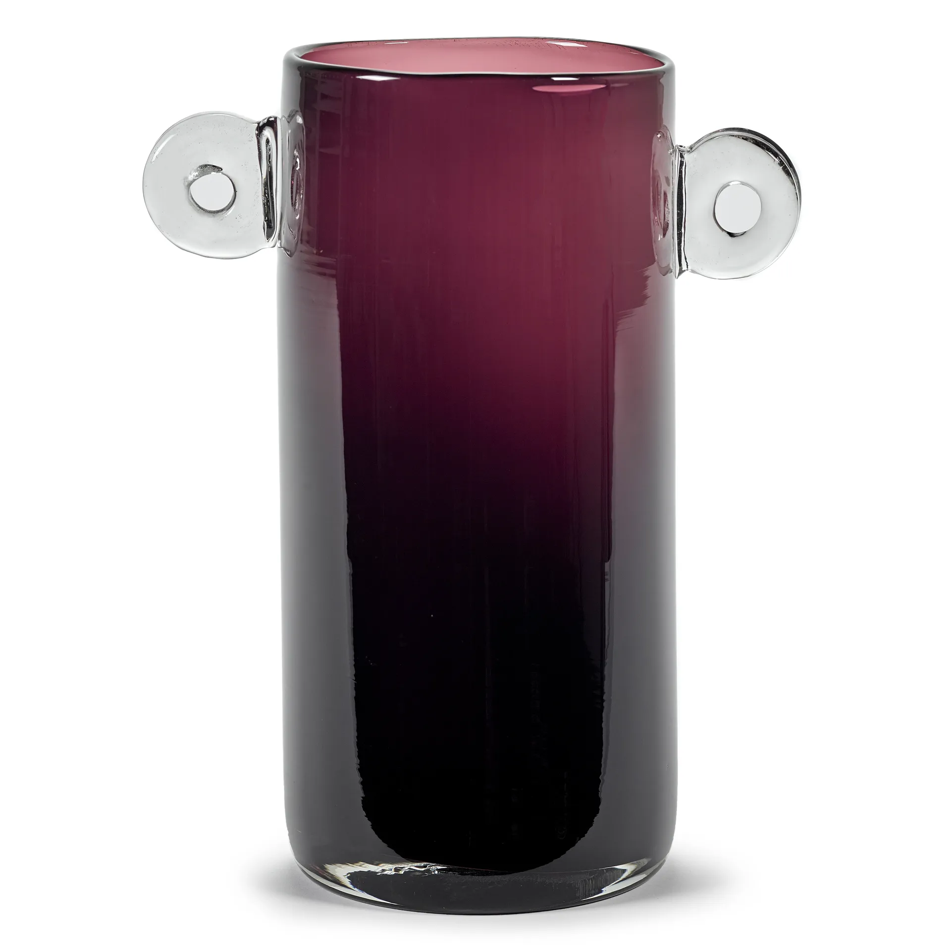 Vaso con manici Wind & Fire 31 cm, aubergine Serax