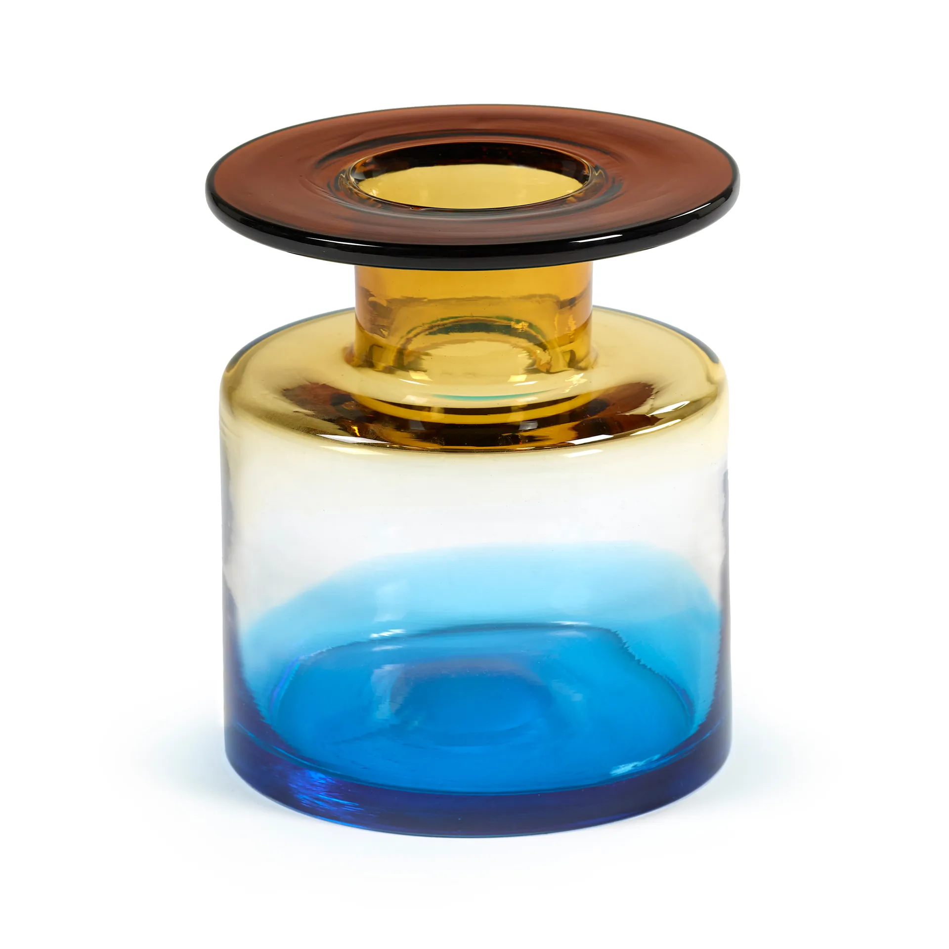 Vaso Wind & Fire 22 cm, blu-ambra Serax