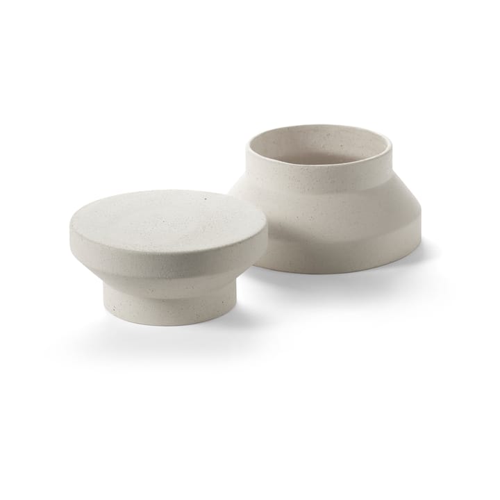 Vaso/piatto da torta Mira S, Beige Serax