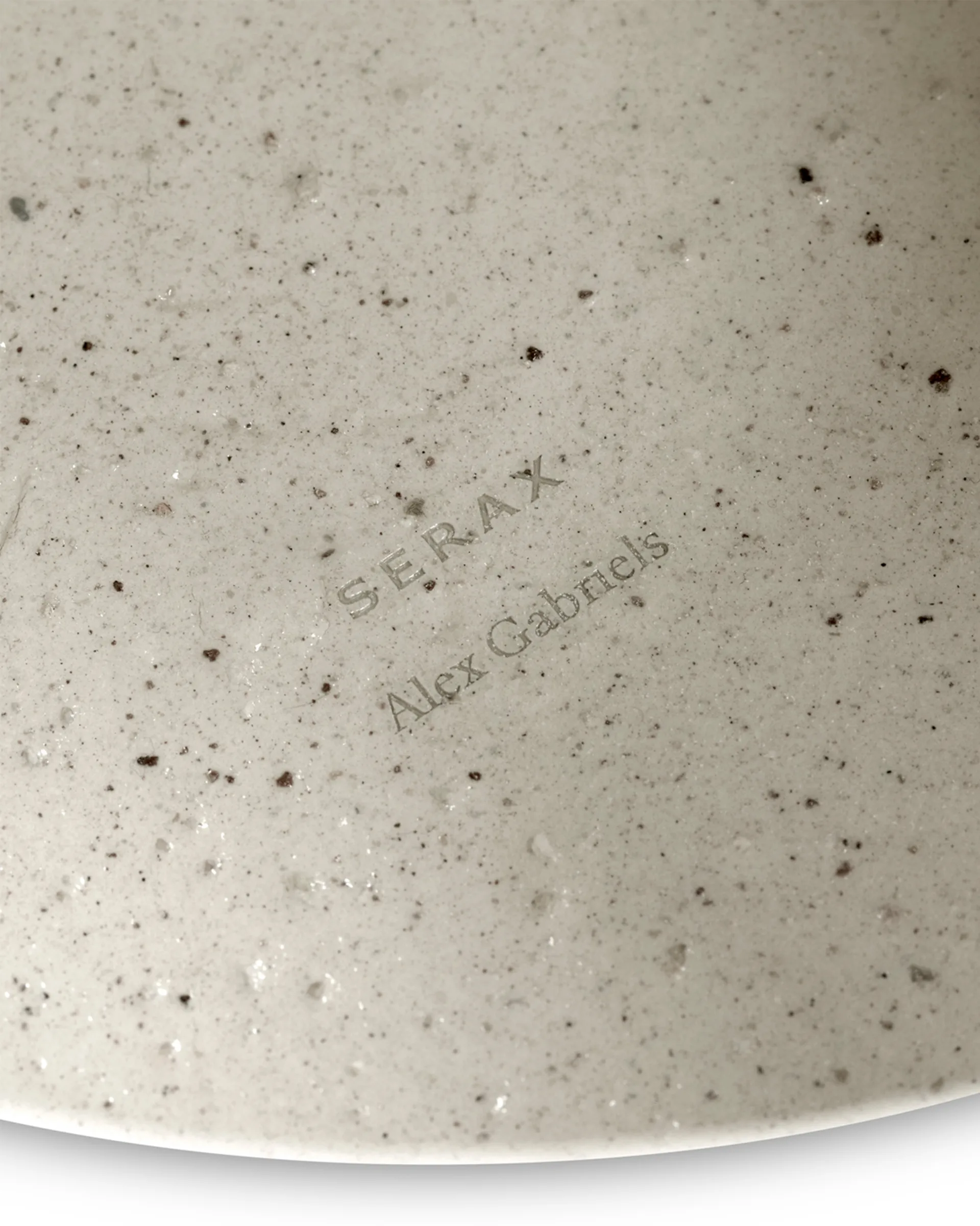 Vaso/piatto da torta Mira S, Beige Serax