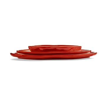 Vassoio Les Objets Mouleversants M - Rosso-Bianco - Serax