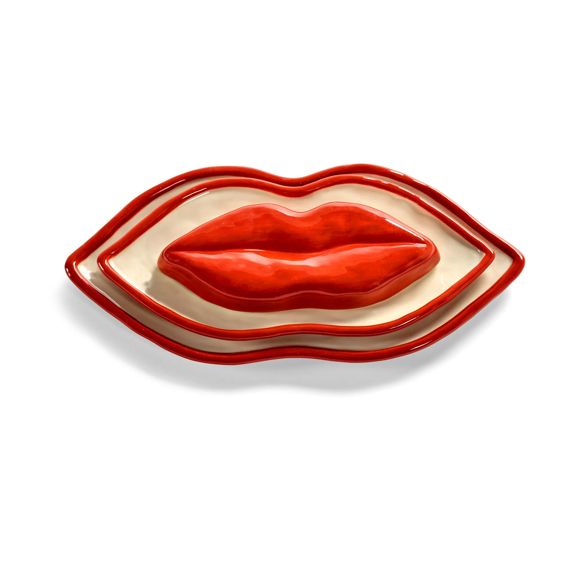 Vassoio Les Objets Mouleversants S, Rosso Serax