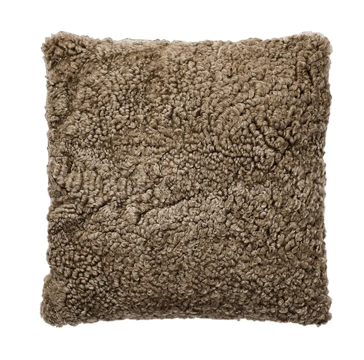 Cuscino pelle di pecora Shepherd Lina 40x40 cm - Deserto - Shepherd of Sweden
