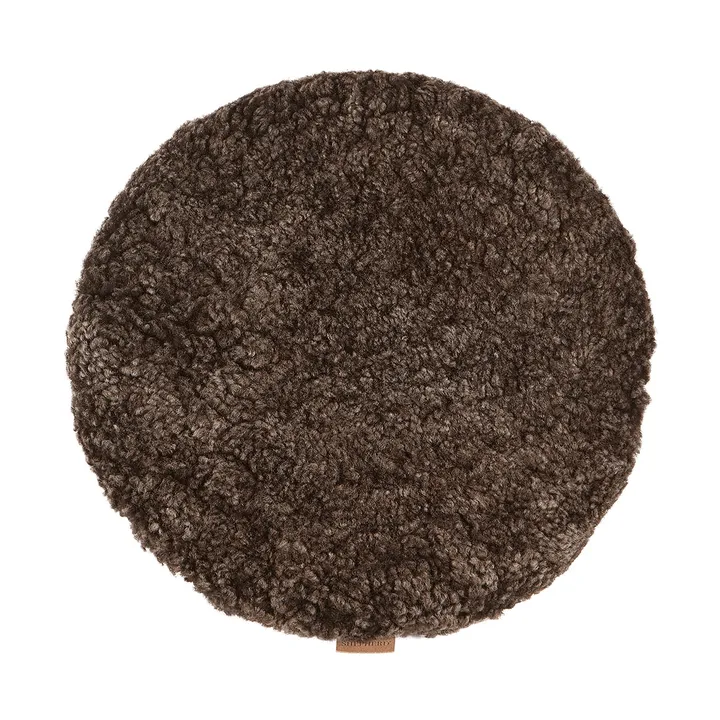 Jill cuscino per sedia imbottito - Cappuccino (marrone), Ø36 cm - Shepherd of Sweden