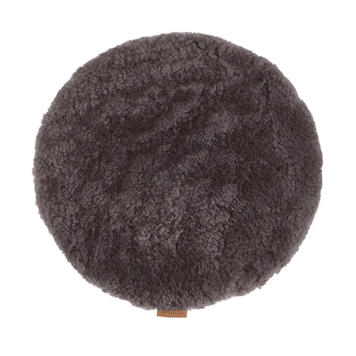 Jill cuscino per sedia imbottito - Carbon (grigio), Ø36 cm - Shepherd of Sweden