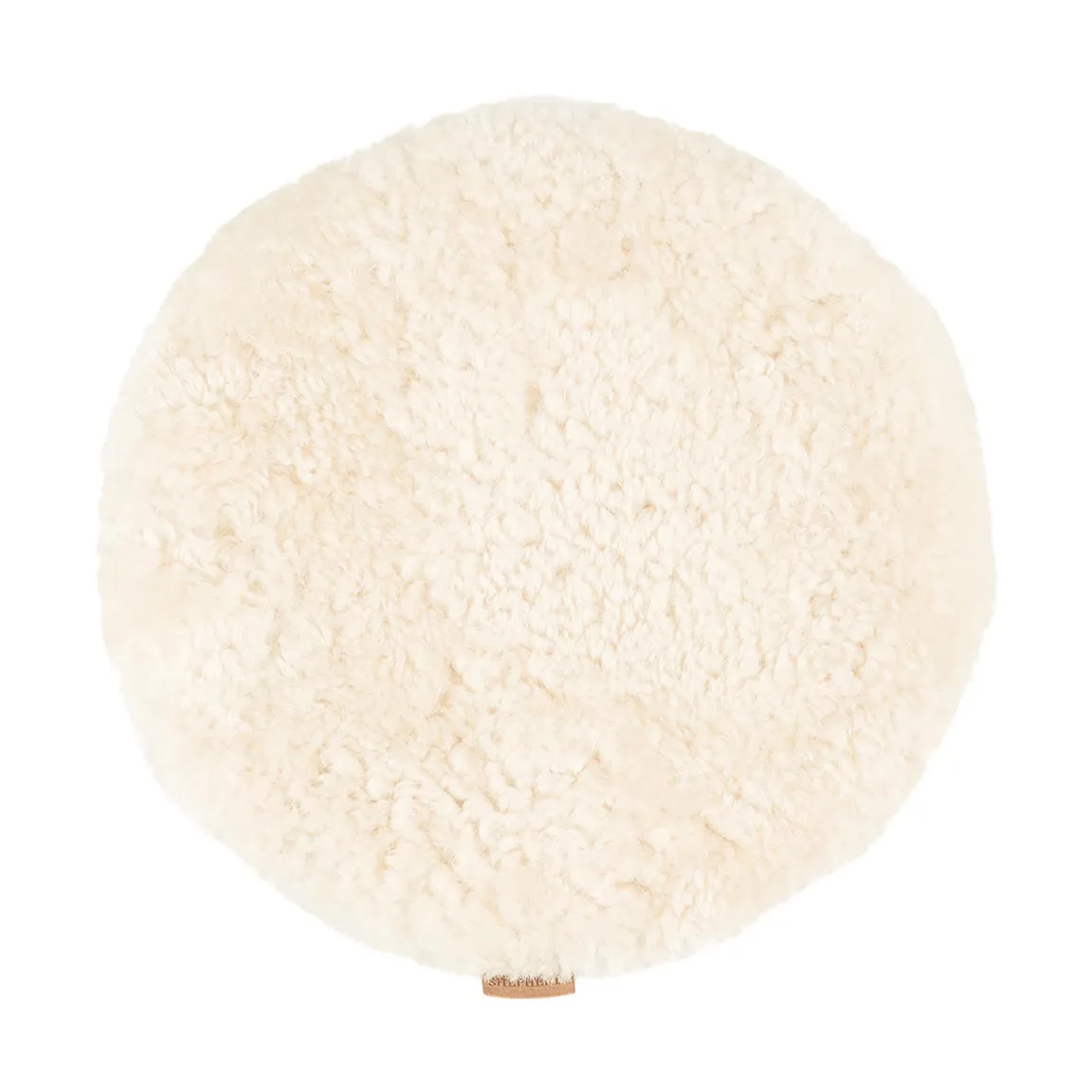 Jill cuscino per sedia imbottito, Crema (bianco), Ø36 cm Shepherd of Sweden
