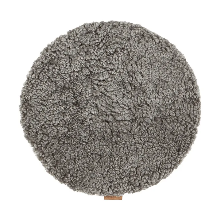 Jill cuscino per sedia imbottito - Grafite grigia (grigio), Ø36 cm - Shepherd of Sweden